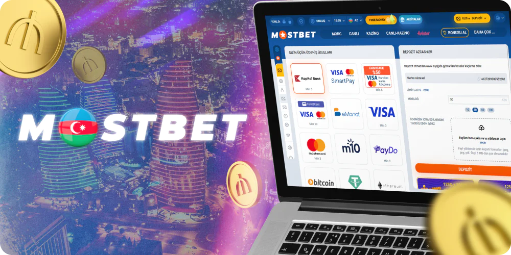 Mostbet hesabınızın doldurulması və uduşların çıxarılması üsulları