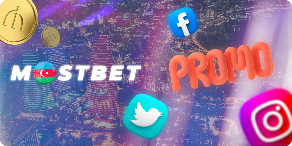 Sosial şəbəkələrdə Mostbet üçün promosyon kodlarının alınması